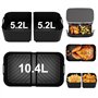 POFIBO Moule Silicone pour Ninja Foodi Flexdrawer 10
