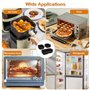 POFIBO Moule Silicone pour Ninja Foodi Flexdrawer 10,4 L AF500EU - 3PCS Réutilisable Airfryer Moule à Pâtisserie pour Ninja Flex