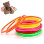 NAROSEBE 15 Pcs Anneaux Plastique pour Jeux