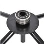 Dévidoir de tuyau dévidoir de tuyau max. 300 kg 600 m pour chauffage par le sol, enrouleur de câble pour tuyau PEX PERT AL/PEX a