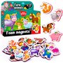 Little World 27 aimants de réfrigérateur en Mousse pour Les Tout-Petits 1-3 - Aimants pour Tout-Petits - Aimants de réfrigérateu