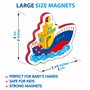 Little World Grand Lot de 24 aimants de réfrigérateur en Mousse pour Enfants de 1 an – Aimants d'apprentissage pour bébé – Aiman