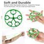 Hand Grip Musculation Main -10 Pack, Handgrip avant bras exercice des doigts, Poignée musculation, Balle anti-stress, Balle reed