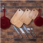 Planche à Découper en Bois de Bambou 3 Tailles – Ensemble de Planches à Découper en Bamboo – Plateau de Service pour Pain Fromag