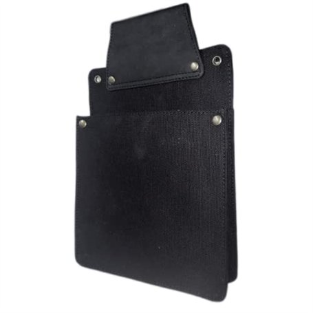 Sac de Serveur pour iPad Mini ou tablette. Serveur du Futur Accessoires étui en Canvas Noire pour Serveurs Ceinture Café Bar Res