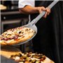 Honsdom Pelle à Pizza Ronde, Pelle Pizza Perforée 8 Pouces avec 40cm Manche en Amovible, pour Plaques à Pizza de Cuisine et Mais