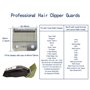 BESTBOMG 10 Guide Ensemble Peigne # 3170-400, 45.5mm W x 38.5mm H peignes de guidage de tondeuse à cheveux, 10 peignes de guidag