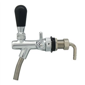 Robinet distributeur de bière réglable G5/8 avec vanne de contrôle de débit
