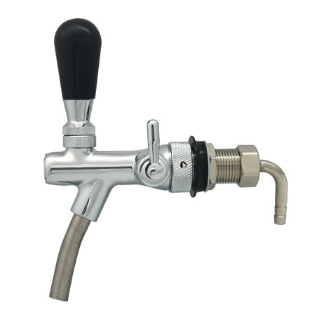 Robinet distributeur de bière réglable G5/8 avec vanne de contrôle de débit