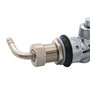 Robinet distributeur de bière réglable G5/8 avec vanne de contrôle de débit, pour brassage maison PERA