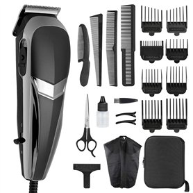 Tondeuse Barbe Homme Cheveux Electriques EU 220V (Noir)