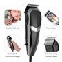 Tondeuse Barbe Homme Cheveux Electriques EU 220V (Noir)