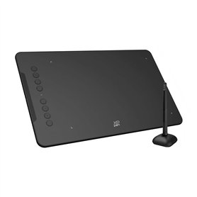XPPen DECO01V3 Tablette Graphique à Dessin 10x6 Pouces Stylet Passif 16K(16384) Niveaux avec Inclinaison et 8 Raccourcis - Compa