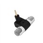 VBESTLIFE Mini Microphone pour PC, fiche Jack 3,5 mm plaqué Or Mini Microphone stéréo Micro d'enregistrement léger pour enregist