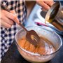Fdit - Spatule thermomètre - Transparent - A affichage numérique pour le chocolat, les crèmes, les sauces, les confitures et les