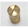 Piton Douille Escamotable - pour Fixation bâche Couverture de Piscine sur Plage béton ou dallage - Alu/INOX - Lot de 5 pièces - 