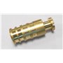 Piton Douille Escamotable - pour Fixation bâche Couverture de Piscine sur Plage béton ou dallage - Alu/INOX - Lot de 5 pièces - 