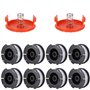 LEAZZLE 8 Pack Bobine Fil Coupe Bordure Compatible avec Black et Decker Coupe Bordures