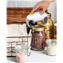 LEAZZLE Ouvre-bocal électrique - gadget de cuisine solide et robuste pour bocaux scellés - ouvre-bocal automatique mains libres 