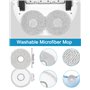 Jissta 14 Kit d'accessoires pour Ecovacs Deebot T20 Omni / T20e Omni / X1 Omni / X1 e Omni Aspirateur, 10 Sacs à Poussière,4 Chi
