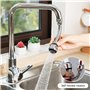 ROOBZE Combinaison longue et courte Douchette Robinet Cuisine 2 Pièces Rallonge Robinet Cuisine robinet pivotant à 360 ° tête de