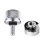 ROOBZE Jeu d'écrous de Boulons de Fixation de Siège de Moto 1 jeu siège Montage Boulon selle de moto en aluminium avec filetage