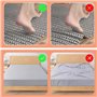 KYYGKY sous Tapis Antidérapant, 200 x 200 cm Tapis antidérapant en Caoutchouc PVC antidérapant Antidérapante pour Tapis Anti Gli