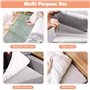 KYYGKY sous Tapis Antidérapant, 200 x 200 cm Tapis antidérapant en Caoutchouc PVC antidérapant Antidérapante pour Tapis Anti Gli