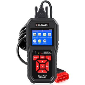 KONNWEI Outil de Diagnostic OBD2 Universel pour Les protocoles européens OBD II/EOBD après 2003 (OBD2 Diagnostic Tool Universal