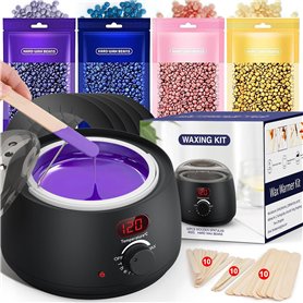 Chauffe Cire Epilation aves LED Écran