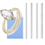 QIYILE Ajusteur de taille de bague