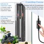 PYPABL Chauffage d'Aquarium à Double Tube 400w, Chauffage d'Aquarium Réglable avec Contrôleur Externe Et Couvercle de Protection