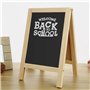 Tableau Noir Craie 25 x 40 cm Tableau Ardoise avec Support en Bois Chevalet Trottoir Pour bar