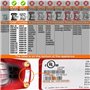 Bol mélangeur en acier inoxydable compatible avec les batteurs sur socle Kitchen Aid de 4,5 et 5 litres