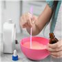 Mini spatule en silicone - Spatule de maquillage - Petites spatules en silicone - Convient pour pots de confiture, boîtes de cos