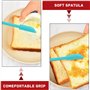 Mini spatule en silicone - Spatule de maquillage - Petites spatules en silicone - Convient pour pots de confiture, boîtes de cos