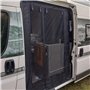 Moustiquaire De Porte De Fourgon, Pare-Soleil De Porte De Camping-Car, Moustiquaire De Porte en Maille À Fermeture Éclair, Moust