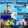 MOYKSRR Balles Filtrantes, 1500g Boules de Filtre de Piscine, Réutilisable Pool Filter Balls, Balles de Filtration pour remplace