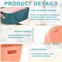 ZLPBAO 12pcs Panier de Rangement en Plastique, 2 Taille Panier de Rangement avec Poignées Bac Rangement Cuisine Caisse Organiseu