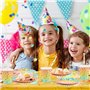 VIPNAJI 176 PCS Vaisselle Anniversaire Assiette Vaisselles Anniversaires Fille Assiettes Dîner Dessert Tasse Serviette Papier Pa
