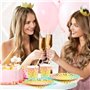 VIPNAJI 176 PCS Vaisselle Anniversaire Assiette Vaisselles Anniversaires Fille Assiettes Dîner Dessert Tasse Serviette Papier Pa