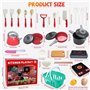108 PCS Enfant Dinette Nourriture Accessoire Ustensil