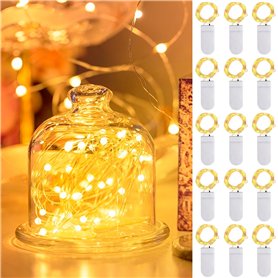 AOUVT Lot de 15 Guirlande Lumineuse à Piles
