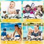 ZLPBAO Jouet de Plage, 30 PCS Kit de Jeu de Plage Enfant Jeux Sable, Jouets de Plage pour Enfants, Pelle Outil de Sable Kits, Jo