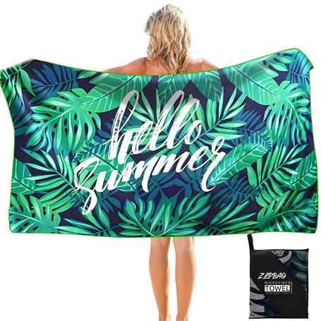 ZLPBAO Serviette de Plage en Microfibre