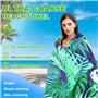 ZLPBAO Serviette de Plage en Microfibre, Serviette de Bain, Anti-Sable et à séchage Rapide, Couverture de Plage Absorbante pour 