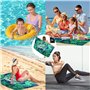 ZLPBAO Serviette de Plage en Microfibre, Serviette de Bain, Anti-Sable et à séchage Rapide, Couverture de Plage Absorbante pour 
