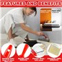 FAMKEEP Lot de 12 Pinceaux Peinture et Rouleaux Peinture Murs et Plafonds,Comprend un Bac à Peinture,Grattoir Multifonction, Agi