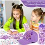 BEYAOBN Cadeaux pour Filles DIY Casquette de Baseball et Bouteille d'eau, Kit de Bricolage pour Enfants avec Sticker Licorne Str