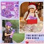 BEYAOBN Cadeaux pour Filles DIY Casquette de Baseball et Bouteille d'eau, Kit de Bricolage pour Enfants avec Sticker Licorne Str